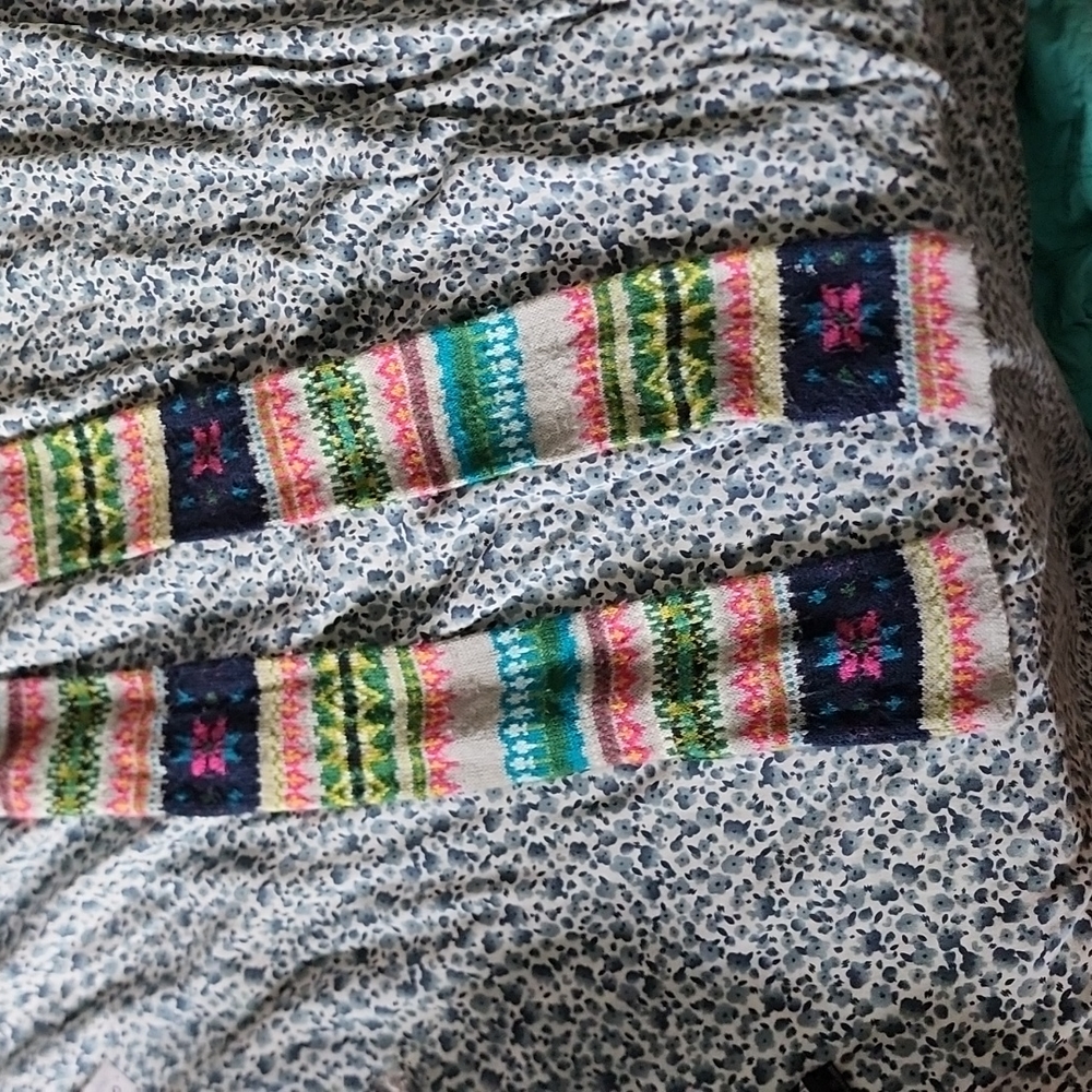 Old navy fair isle multicolored scarf